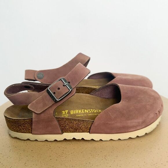Birkenstock Women’s Messina Mary Jane Nubuck Leather Pink Mauve RARE HTF - Picture 16 of 16